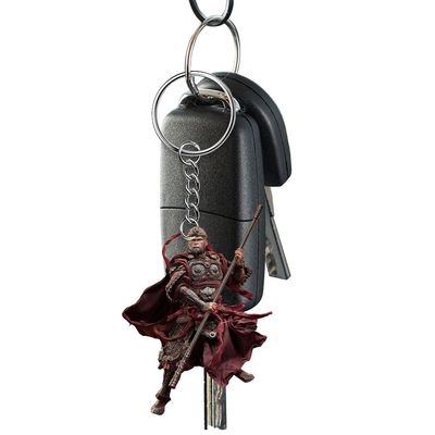 Wukong ecológico 2D llavero plano colgante acrílico para mochila y accesorios de automóvil
