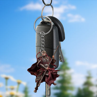 Wukong ecológico 2D llavero plano colgante acrílico para mochila y accesorios de automóvil