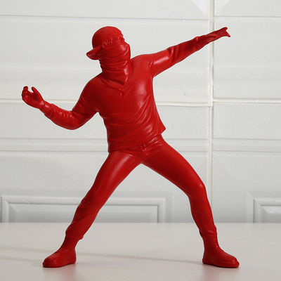 Decoraciones para el hogar inspirado en el Art Deco, niños lanzando flores con espejo cruzado