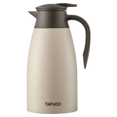 Cafetera de café térmico de acero inoxidable Pot caliente de vacío de 1.5L/2L grande para adultos con tapa