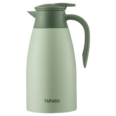 Cafetera de café térmico de acero inoxidable Pot caliente de vacío de 1.5L/2L grande para adultos con tapa