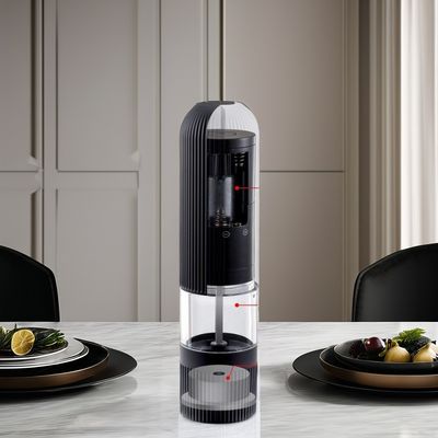 Grinder de pimienta eléctrica conjunto de molinos de cerámica sostenible para el hogar y condimentos sólidos