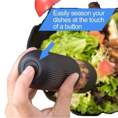 Grinder de pimienta eléctrica conjunto de molinos de cerámica sostenible para el hogar y condimentos sólidos