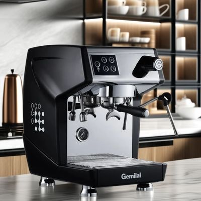 Máquina de café semiautomática con olfateadores de brandy tipo de vidrio y conectividad Bluetooth