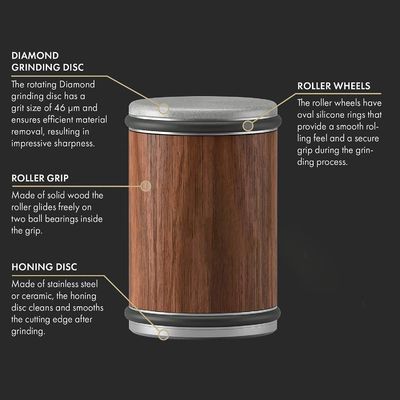 Kit de accesorios de cocina multifunción de aluminio de aleación de nuez diamante magnético