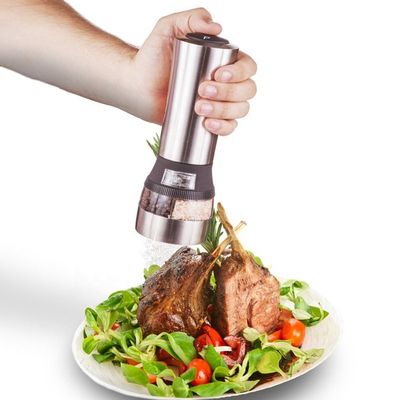 Molino eléctrico de sal y pimienta de acero inoxidable para molinos de especias de cocina Tipo