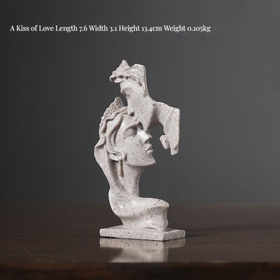 Eco-Chic Material de bambú Pensador Estatua Arte moderno para la decoración del hogar Piezas de lujo