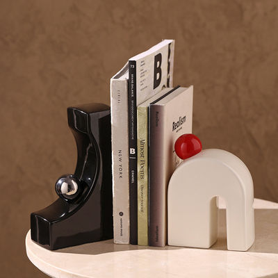 Estantes de libros de cerámica de estilo moderno material de papel nostálgico para compradores comerciales