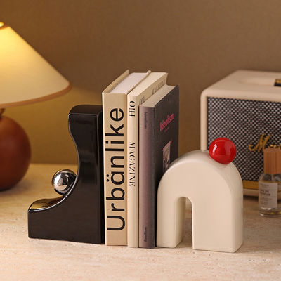 Estantes de libros de cerámica de estilo moderno material de papel nostálgico para compradores comerciales