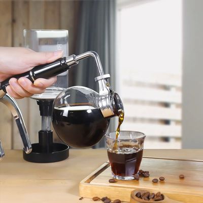 304, plunger de acero inoxidable portátil de vidrio, fabricante de café, prensa de café francesa sostenible