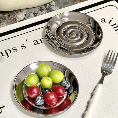 Oportunidad de fiesta Diseño de caracol lindo dibujos animados Cerámica de la vajilla Con un plato desechable