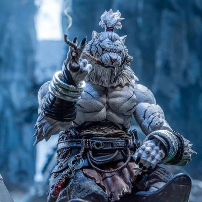 1/12 Escala Furay Planet Serie Weng Tiger Action Figure Versión blanca por Maestro Union