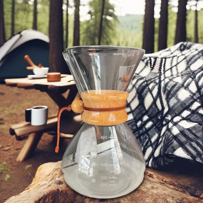 Conjunto de servicio de café de goteo manual de acero inoxidable