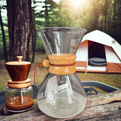 800 ml de acero inoxidable verter sobre cafetera para el hogar y la cocina compartir diseño clásico