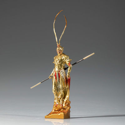 Personalizado 3D Monkey King Resin Figura Una necesidad para los aficionados y coleccionistas del viaje al oeste