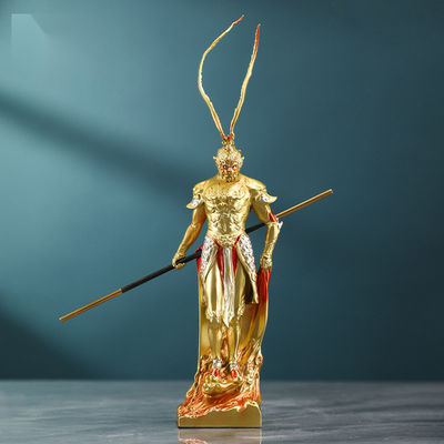 Personalizado 3D Monkey King Resin Figura Una necesidad para los aficionados y coleccionistas del viaje al oeste
