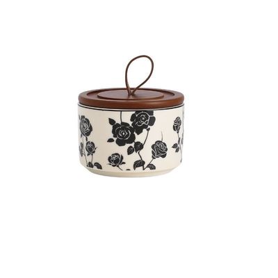 Contenedor de alimentos Envases de cerámica para joyas Especias de té Miel en diseño clásico vintage