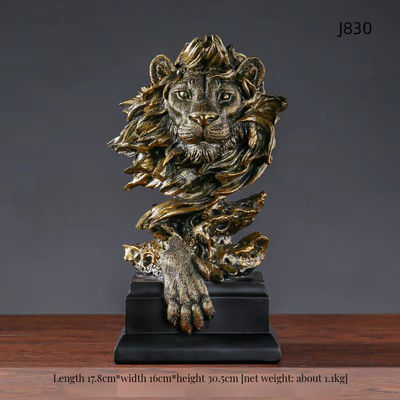 Comprador comercial Tiendas de recuerdos Estatua pensadora Artesanías de resina con material de bambú