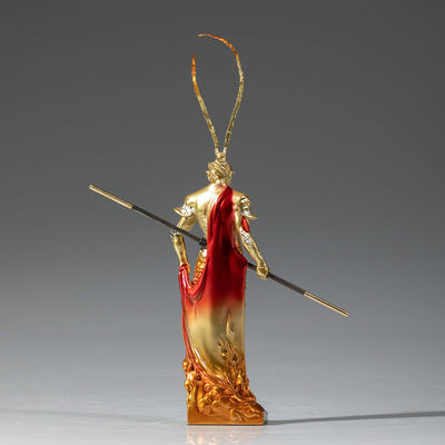 Figura artística de resina del Rey Mono de Viaje al Oeste para decoración y colección