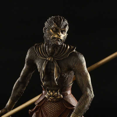 Juego de mitos negros contemporáneos leyendas Estatua 3D personalizada de Wukong en aleación con tema de arte