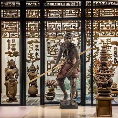 Alquiler de aleación de cobre 3D mono monos ornamento de escritorio de latón para la celebración del aniversario