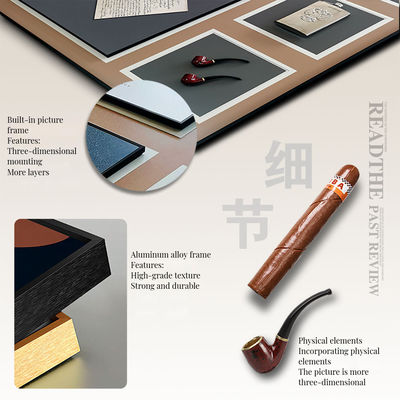 Sopesada Simulación 3D Moderna Pintura de cigarrillos Mural para interiores de tamaño personalizado