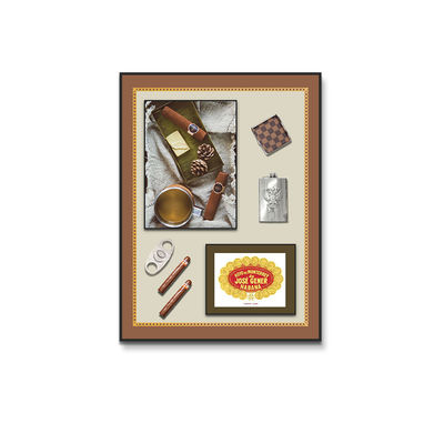 Pintura artística de cigarros en 3D de estilo postmoderno perfecta para cafeterías y restaurantes