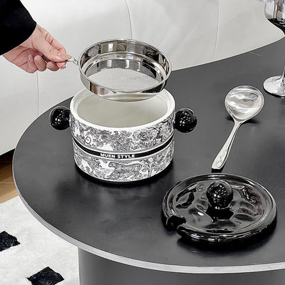 Contenedor de alimentos para microondas conveniente y duradero con técnicas de impresión