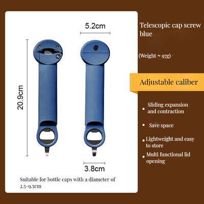 Abridor de frascos magnético multifuncional para vino Diseño retráctil