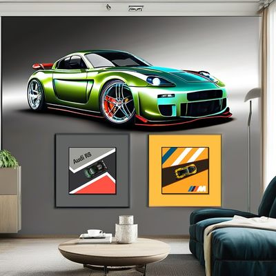 Paredes de coches de aleación eléctrica perfecta decoración para el hogar
