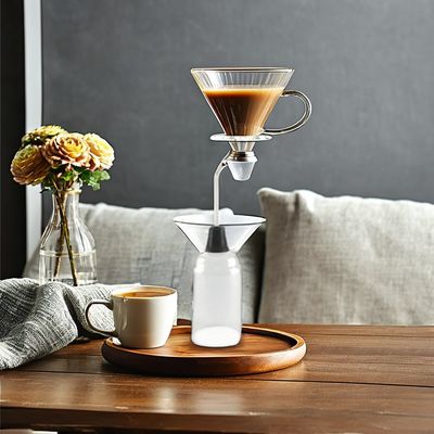 Máquina de café de sífonos clásicos estadounidenses con olla de vidrio resistente al calor