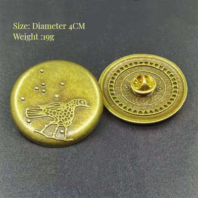 Monkey King Gold Hoop Ring Badge Set de tres piezas para la periferia del juego dentro de Black Myth