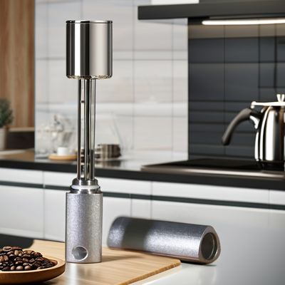 Diseño moderno herramienta de distribución de polvo de cerámica de hueso para té y café para expreso