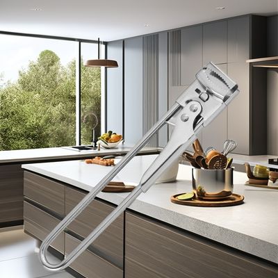 Abridor de tapa de acero inoxidable multifuncional para cocina