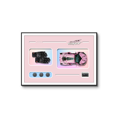 Arte colgante de color personalizado Bloques de construcción 4S Venta de automóviles Pinturas murales 3D