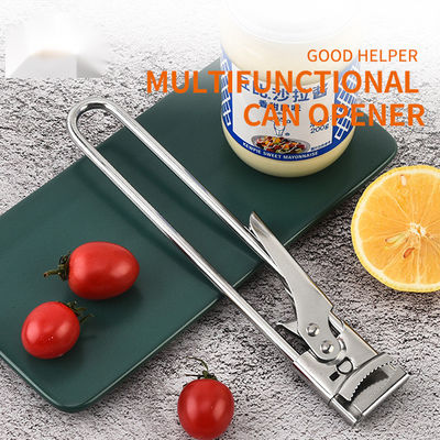 Abridor de tapa de acero inoxidable multifuncional para cocina