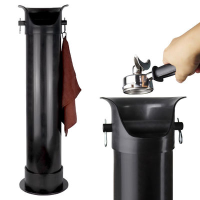 Caja de café de plástico ABS con utensilios cerámicos y metálicos