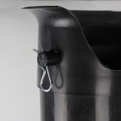 Caja de café de plástico ABS con utensilios cerámicos y metálicos