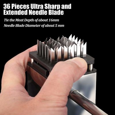 Último sabor de acero inoxidable de 36 cuchillas para una delicia garantizada