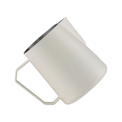 Herramientas de café y té acero inoxidable 304 350ml 600ml 12 oz jarra de espuma con gorgón