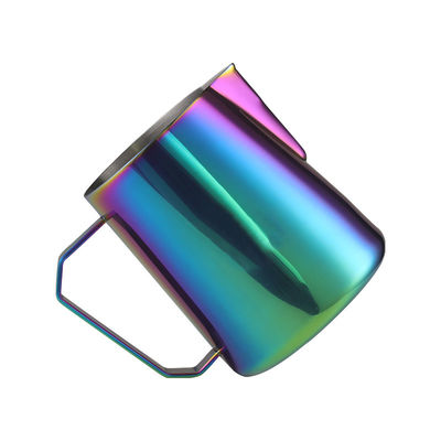 Herramientas de café y té acero inoxidable 304 350ml 600ml 12 oz jarra de espuma con gorgón