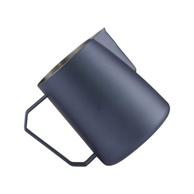 Herramientas de café y té acero inoxidable 304 350ml 600ml 12 oz jarra de espuma con gorgón