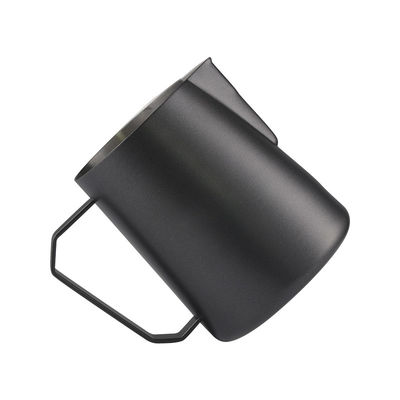 Herramientas de café y té acero inoxidable 304 350ml 600ml 12 oz jarra de espuma con gorgón