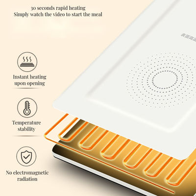 bandeja de calefacción eléctrica plegable de calefacción rápida con 10 engranajes y control de temperatura inteligente