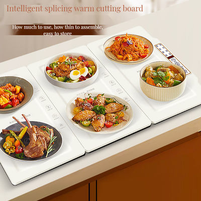 bandeja de calefacción eléctrica plegable de calefacción rápida con 10 engranajes y control de temperatura inteligente