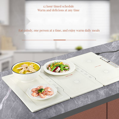 bandeja de calefacción eléctrica plegable de calefacción rápida con 10 engranajes y control de temperatura inteligente