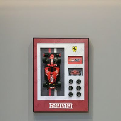 Automóviles deportivos modernos personalizados Modelos de casas de lujo Bloques de construcción Cuadro de pantalla de pared para oficina en el hogar