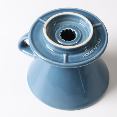 Estilo de diseño único Herramientas de café y té Cerámica azul y blanco Verter sobre el goteador de café