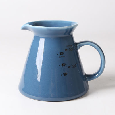 Estilo de diseño único Herramientas de café y té Cerámica azul y blanco Verter sobre el goteador de café