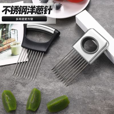 Chopper de fruta de metal y plástico para cebollas tomates papas suavizante de carne